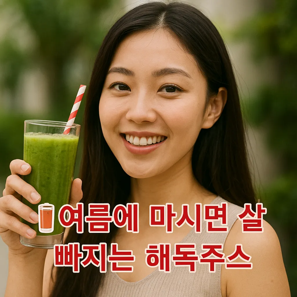 여름 해독주스 레시피, 살 빠지는 다이어트 주스