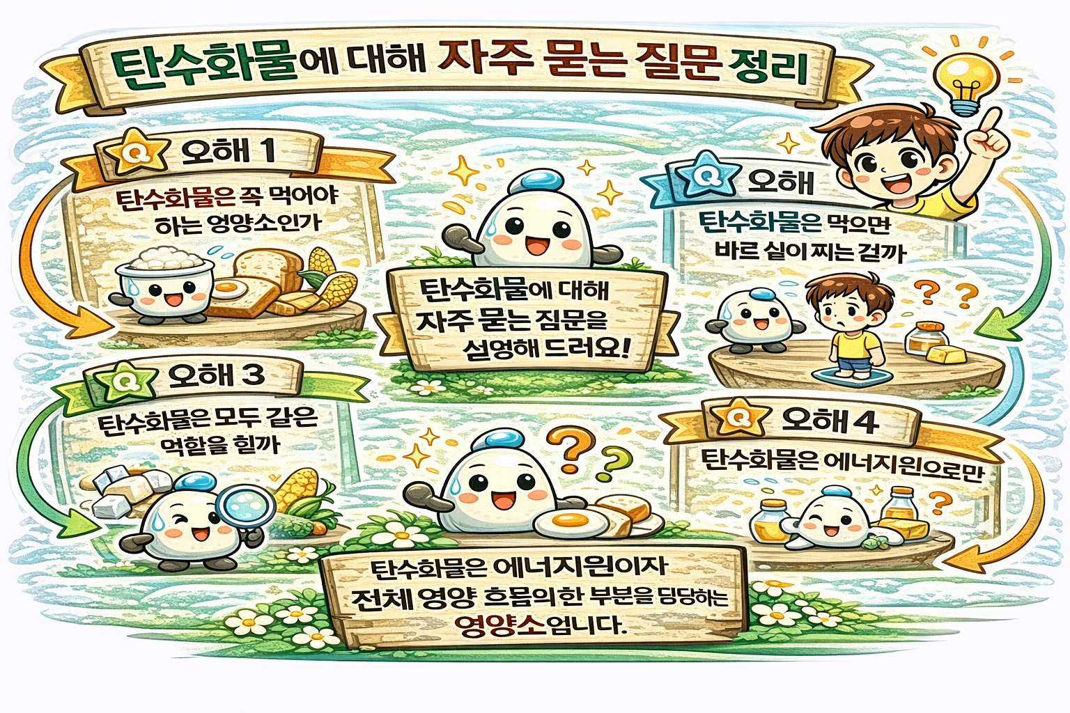 탄수화물에 대해 자주 묻는 질문 정리