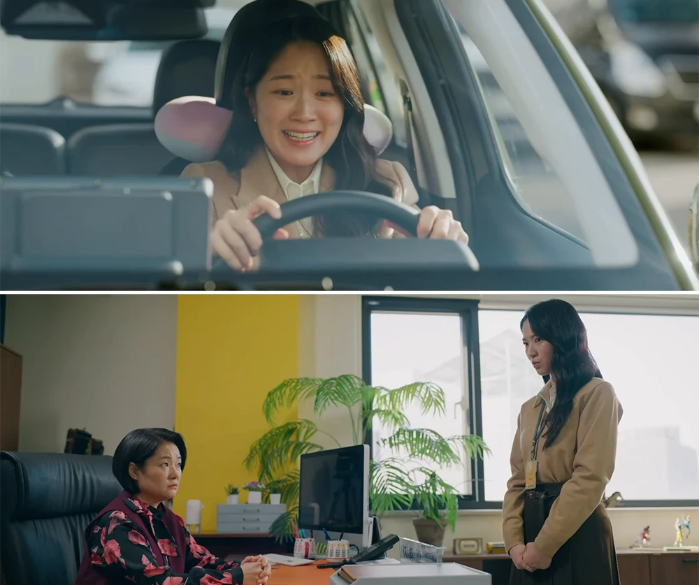 운전도-잘-하고-영화사에서-대표와-면담-중인-솔이