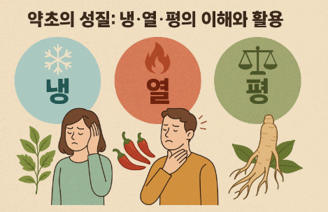 약초의 성질: 냉·열·평의 이해와 활용