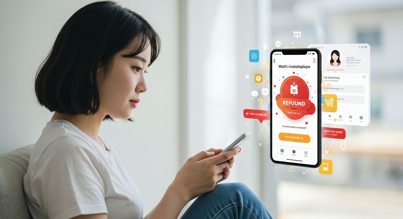 환불 절차, 무통장입금, 환불 지연