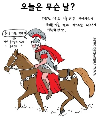 루비콘강을 건너다 듯 유래 역사 사용법_18