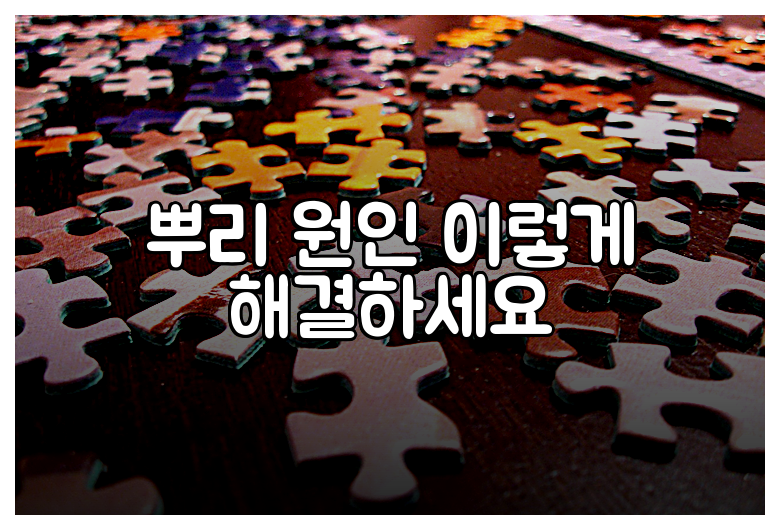 뿌리 원인 이렇게 해결하세요
