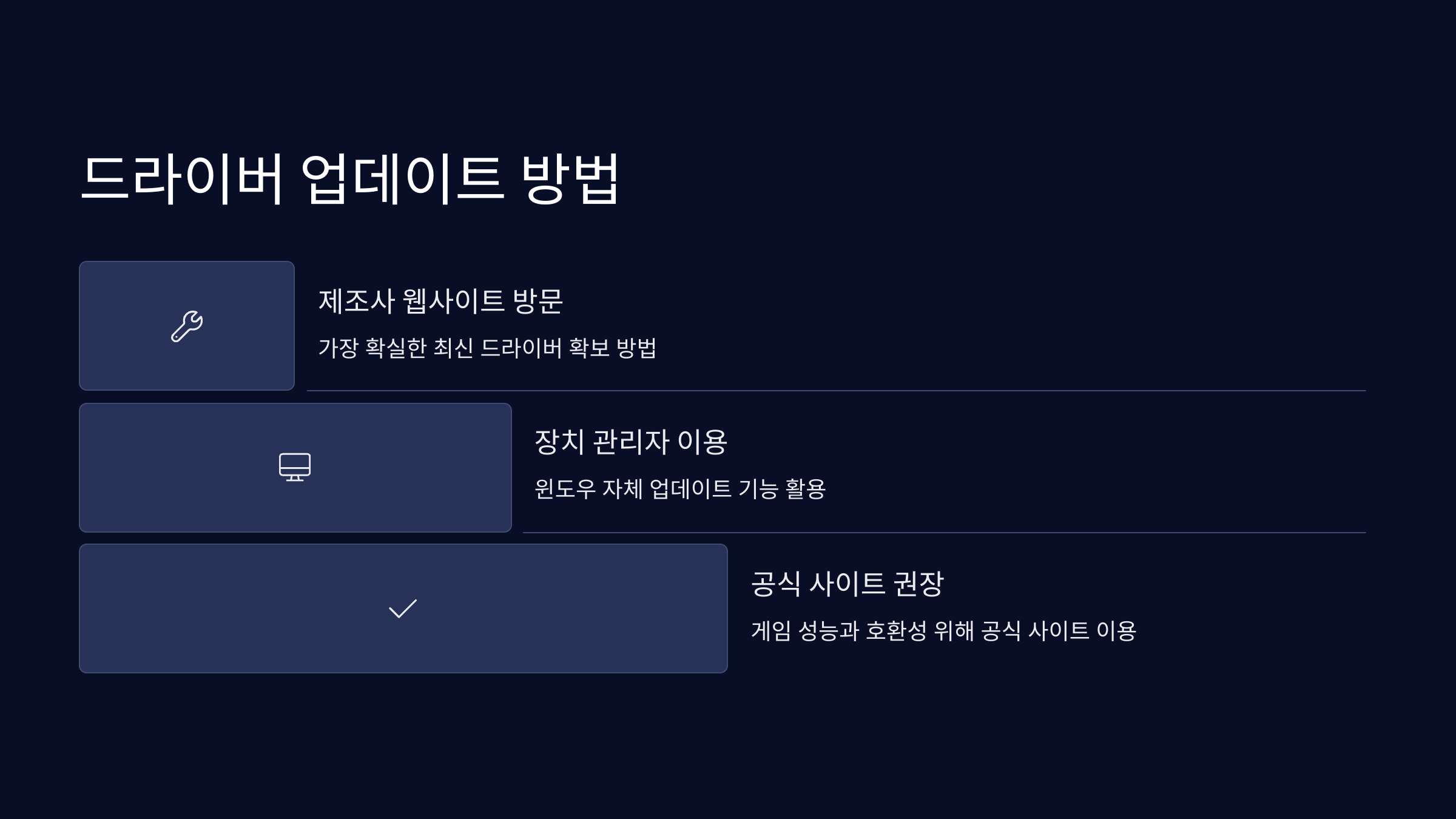 업데이트방법