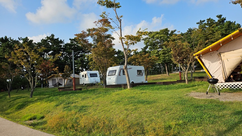 글램핑장 옆 카라반