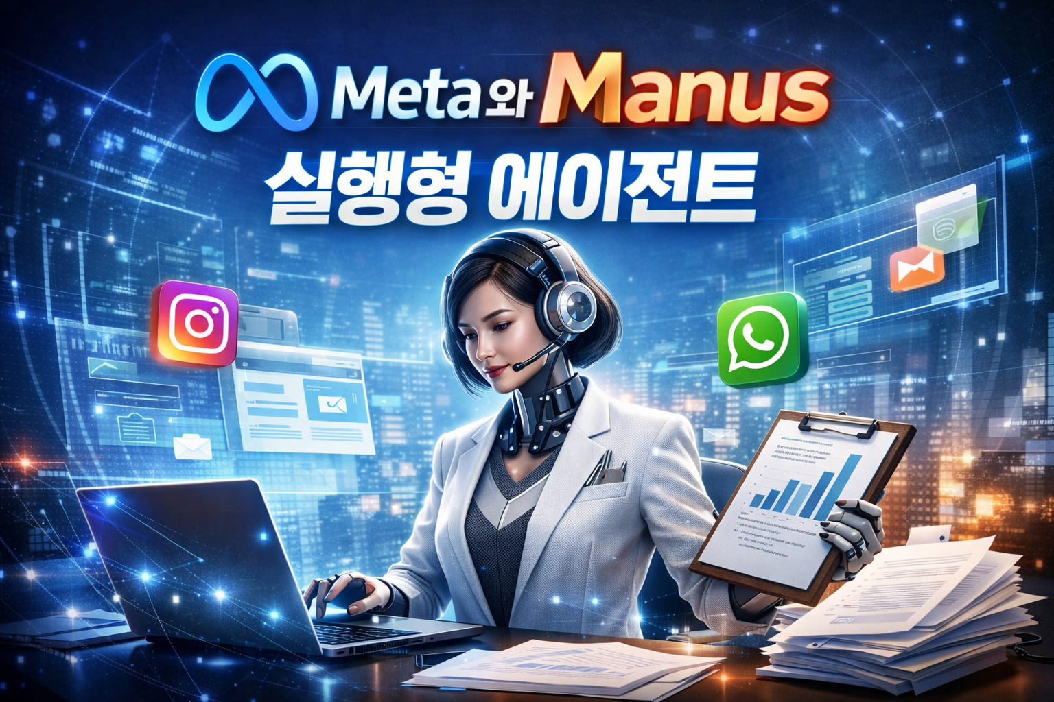 AI 챗봇은 끝 메타의 &lsquo;Manus&rsquo;가 열어가는 디지털 직원의 시대