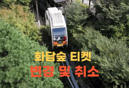 화담숲 티켓 예매 변경 및 취소 방법: 알아두면 좋은 팁