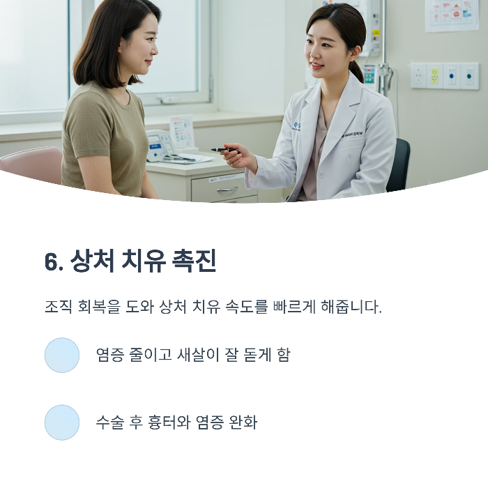 상처 치유 촉진