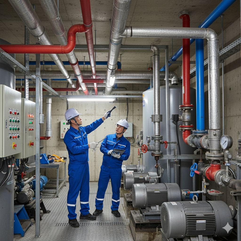 아파트 기계설비 점검