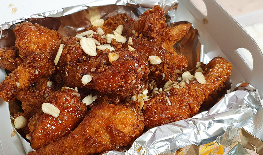 단짠갈릭치킨맛평
