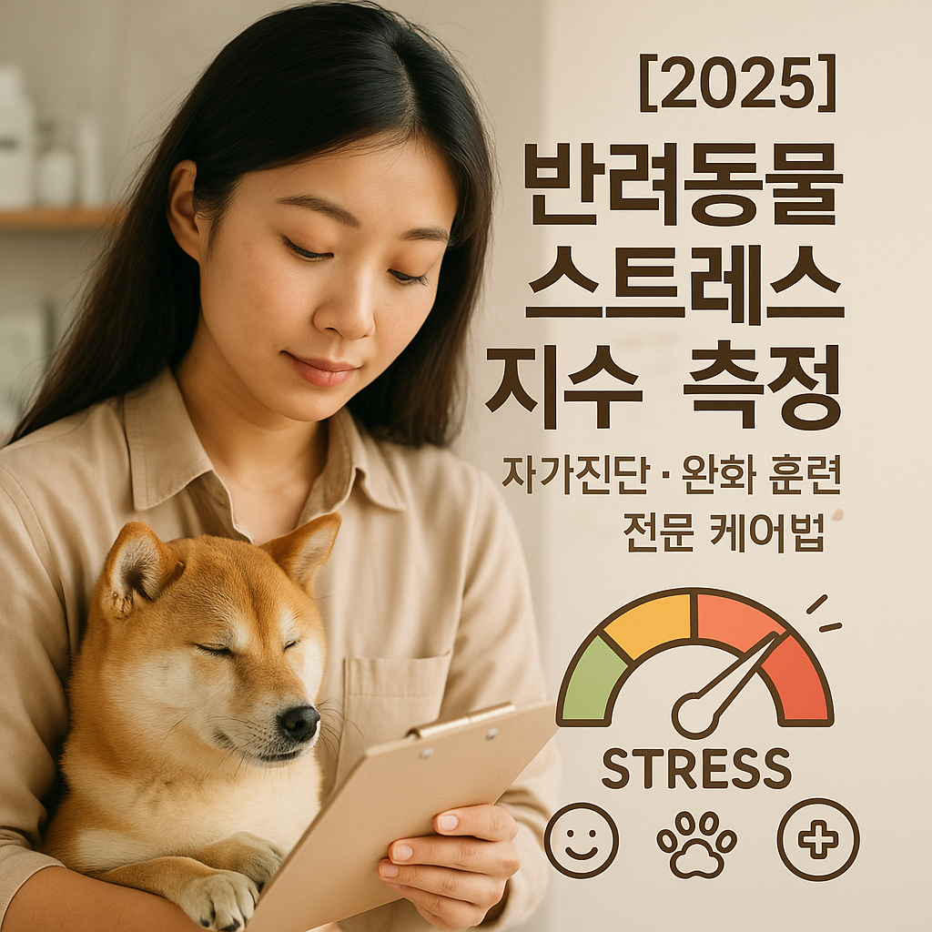 반려동물 스트레스 지수 측정 2025 ｜ 자가진단&middot;완화 훈련&middot;전문 케어법
