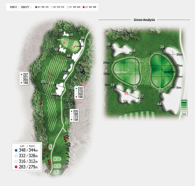 라데나 골프클럽 코스공략도 10