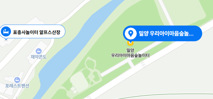 우리아이마음숲놀이터 지도