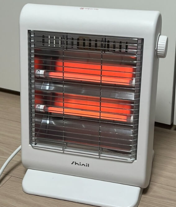 석영관 카본 하이라이트 난로 비교