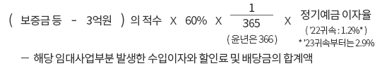 간주임대료장부신고