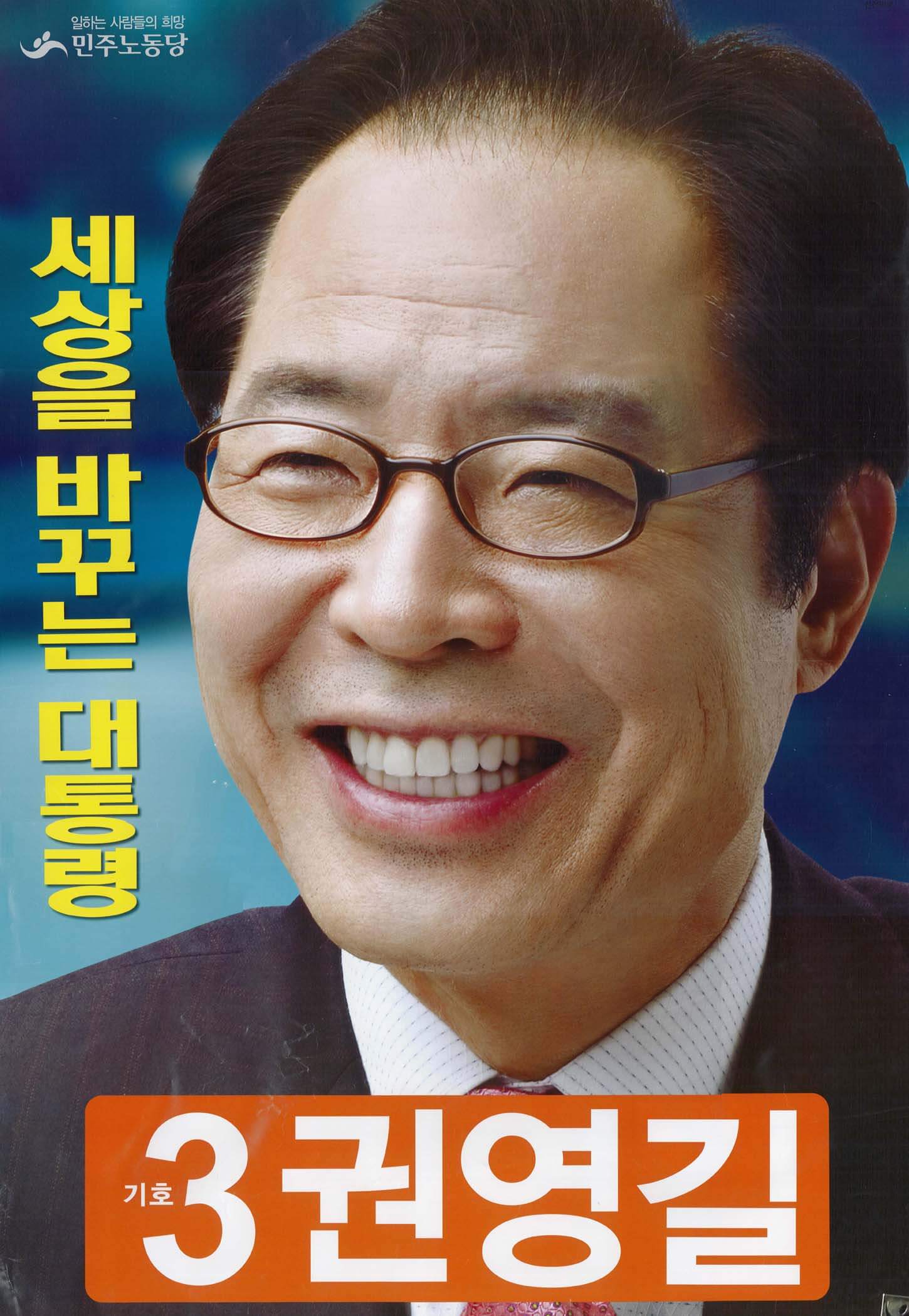 17대 대통령 선거 대선 후보 결과 득표율