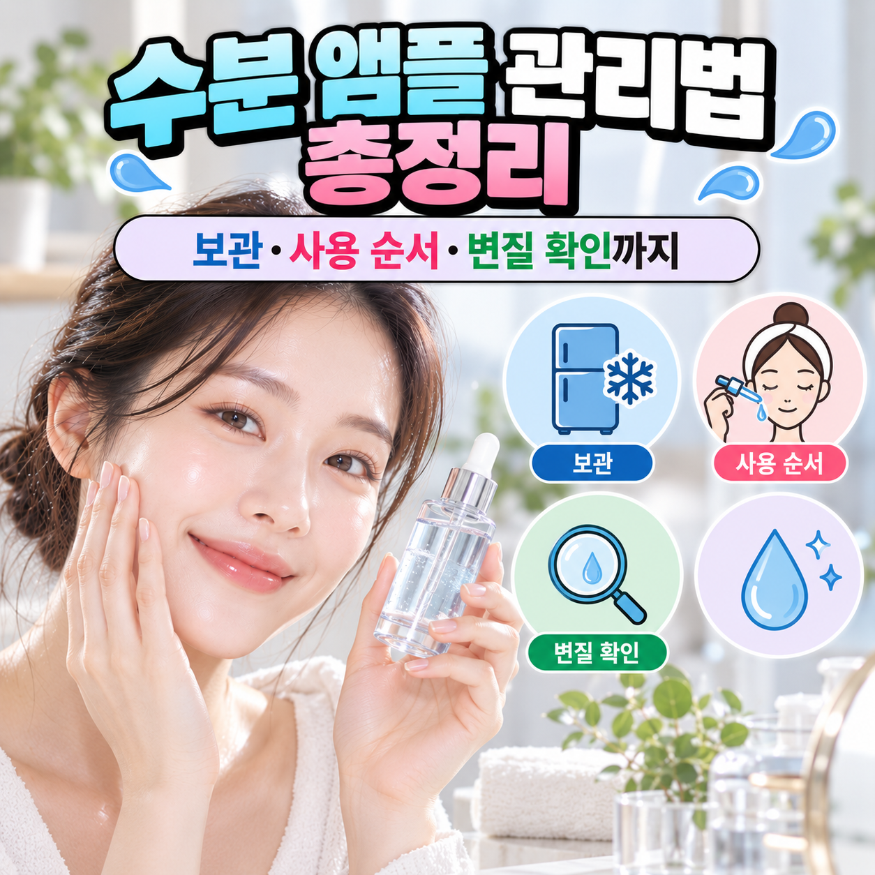 수분 앰플 관리법