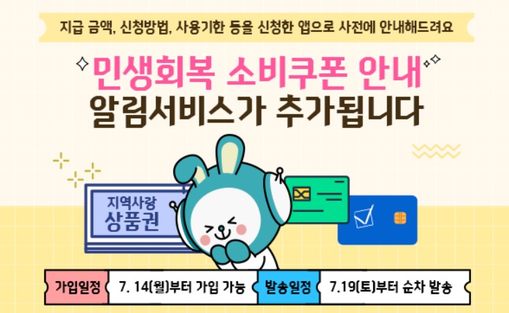 민생회복 소비쿠폰 알아보기