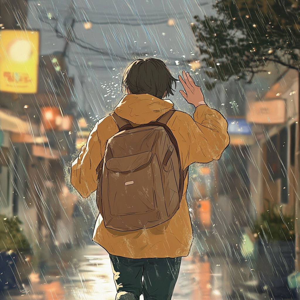 소나기 맞는 꿈