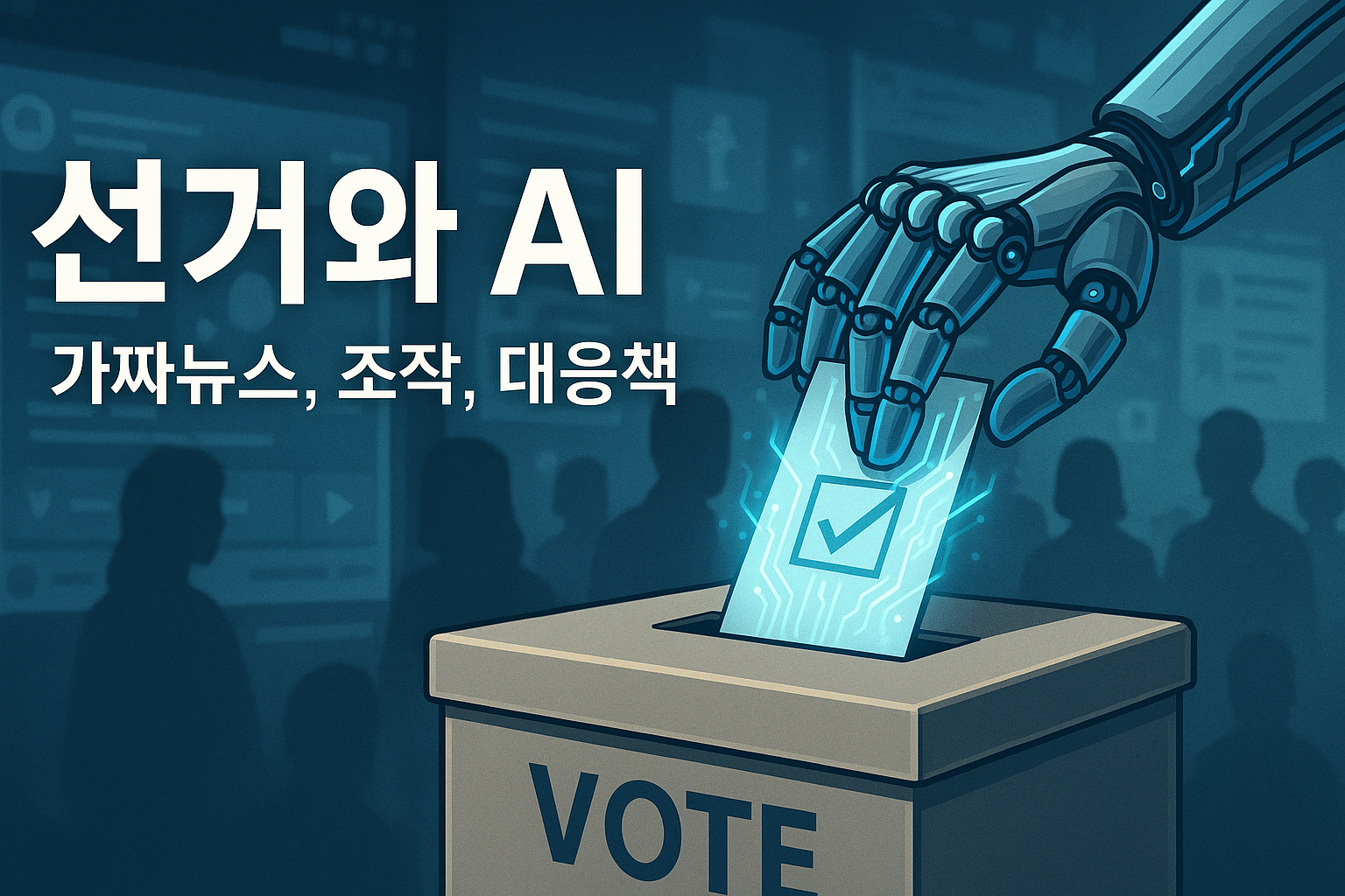 "선거와 AI"에 대한 이미지입니다.