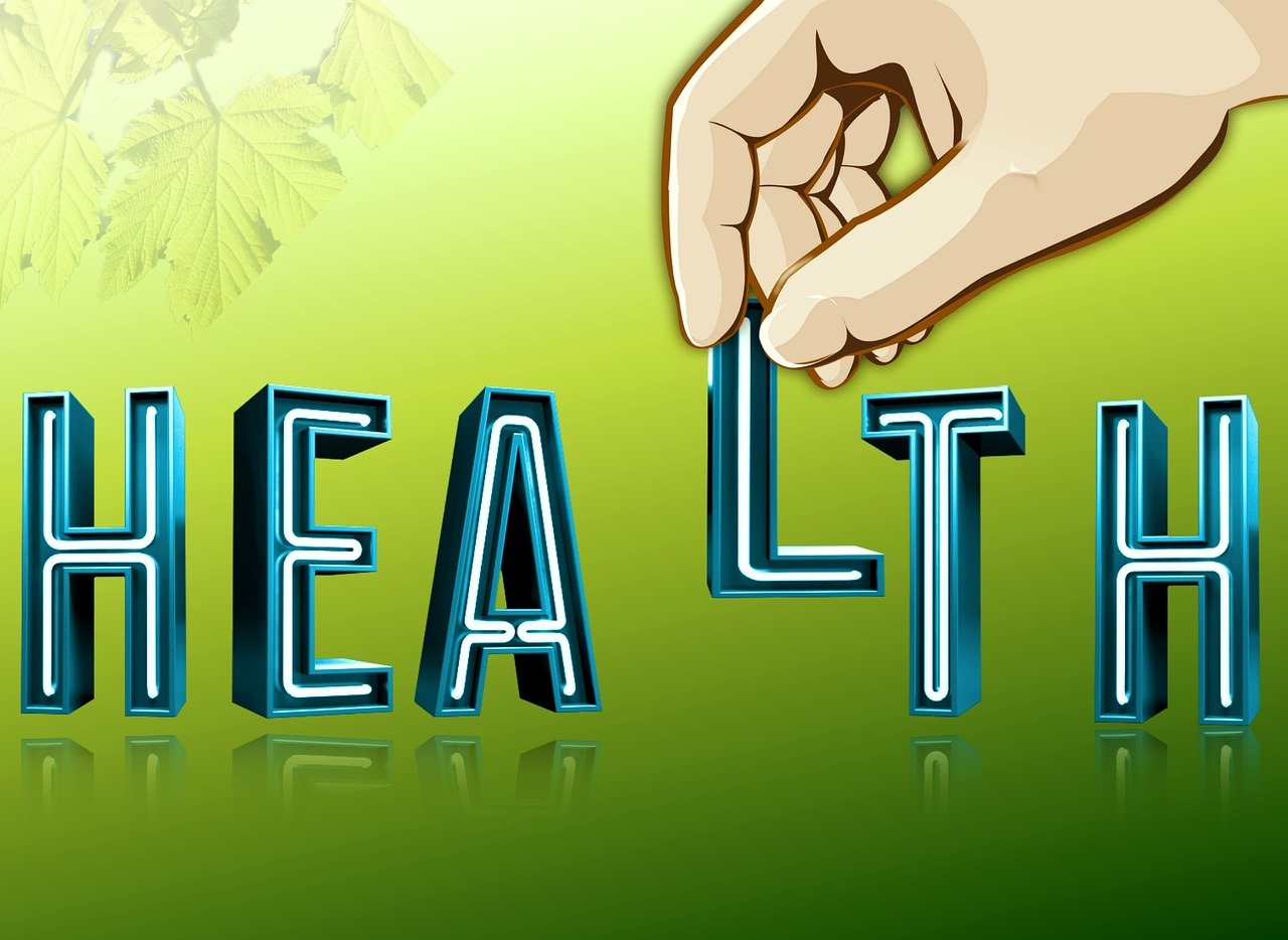 health라고 써있고 L 자를 사람이 손가락으로 들고 있는 그림