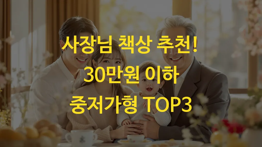 사장님 책상 추천! 30만원 이하 중저가형 TOP3
