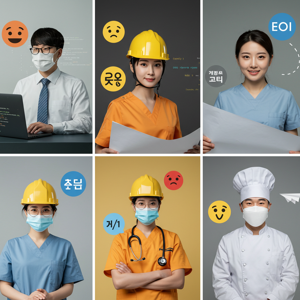 분야별 핵심 직업군 샘플 &amp; 포인트 전략