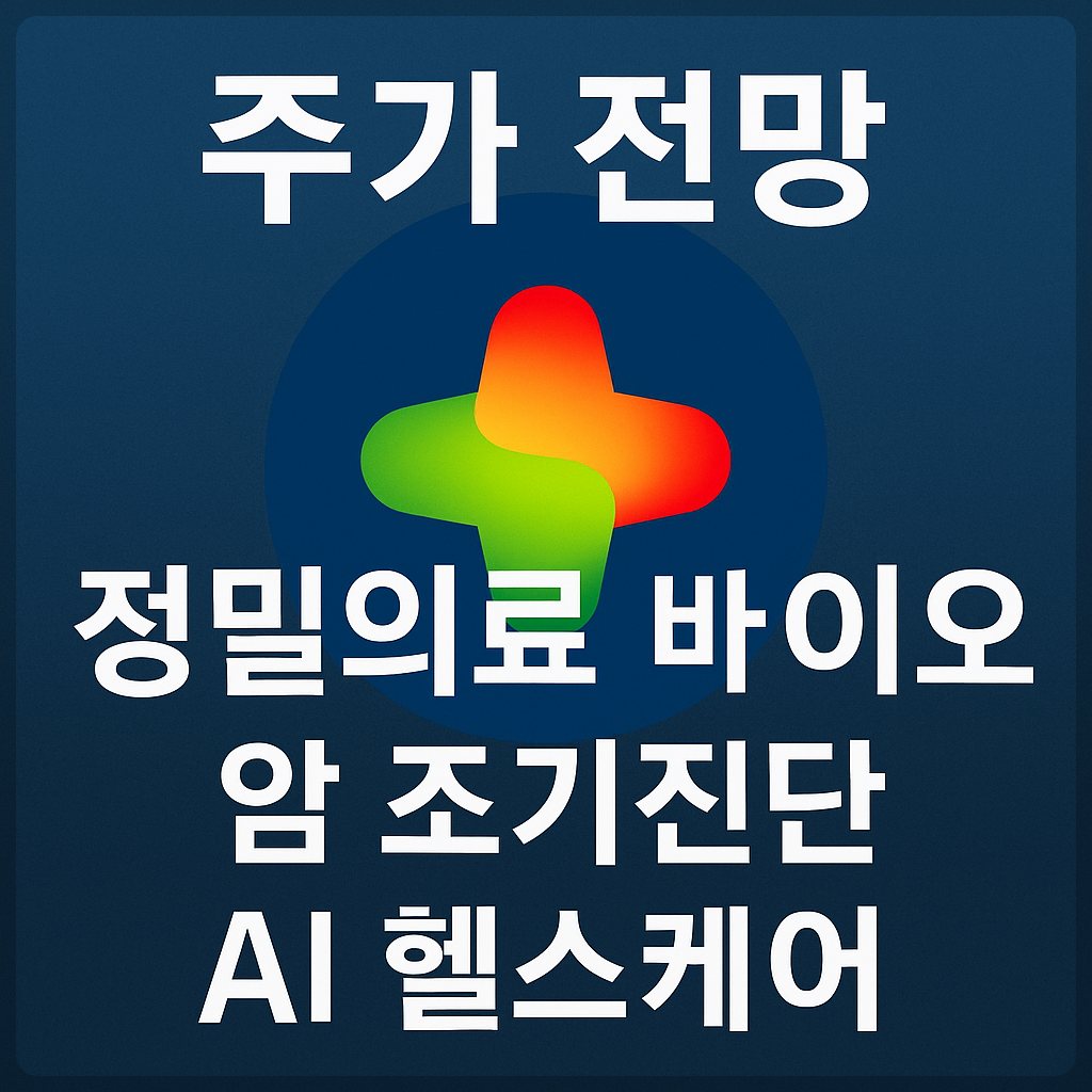 지씨지놈 주가 전망, 정밀의료, 바이오, 암 조기진단, AI 헬스케어