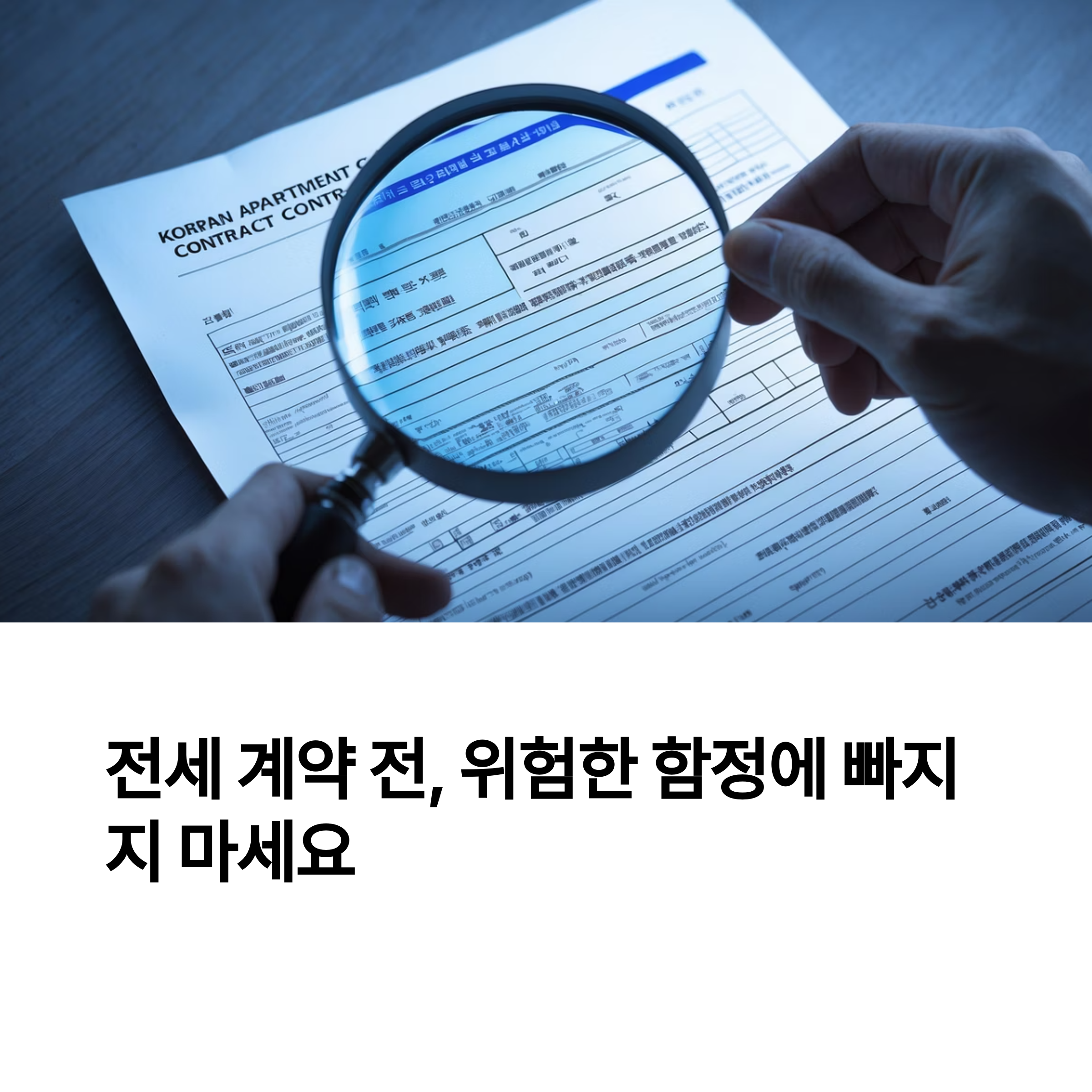 전세 사기 피하는 법