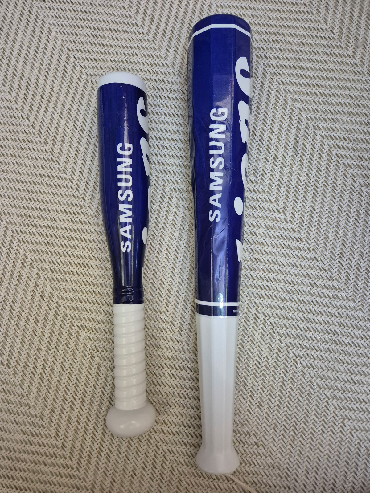 기존 삼성 팔각봉과 커스텀한 스윙배트 쿠키 비교 사진