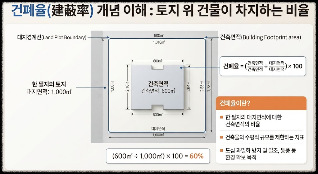 건폐율과 용적률의 의미 : 토지와 건물의 가치를 판단하는 기본 기준
