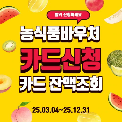 농심품바우처 카드신청 카드 잔액조회 썸네일