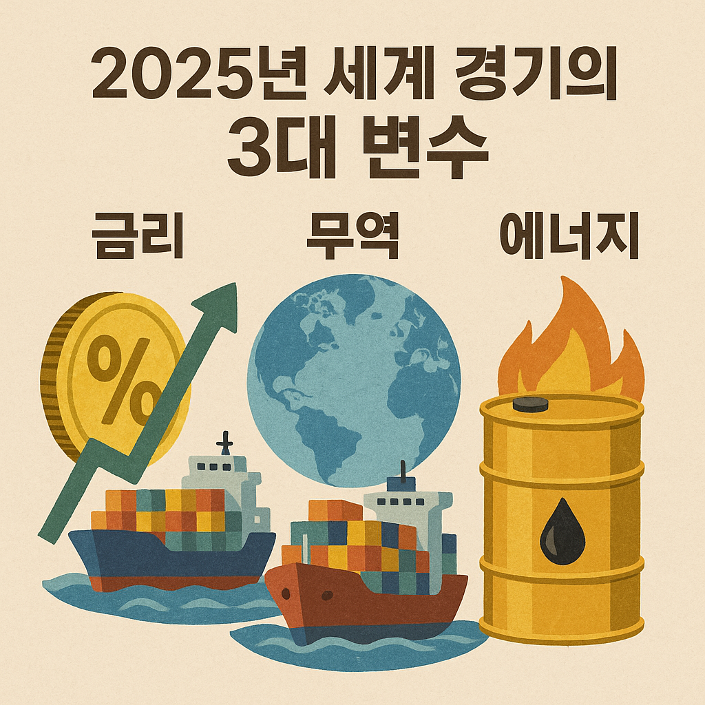 2025년 세계 경기의 3대 변수: 금리·무역·에너지
