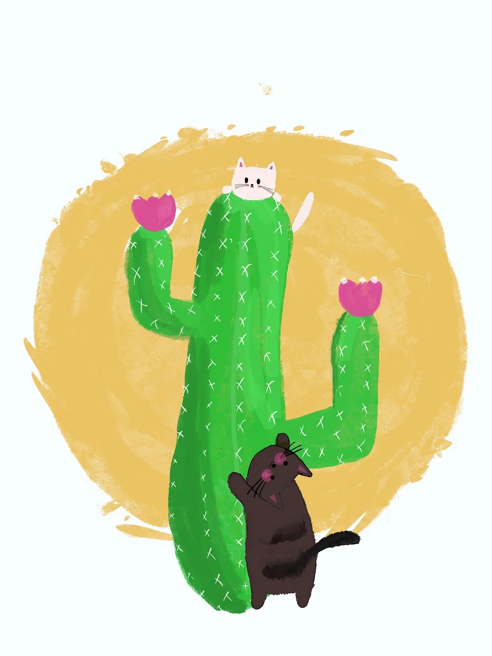 식물 인테리어와 정서적 효과를 표현하는 사진