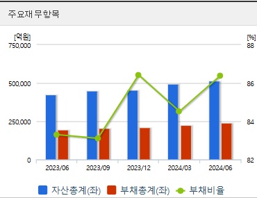 LG에너지솔루션 주가 재무지표 (1111)