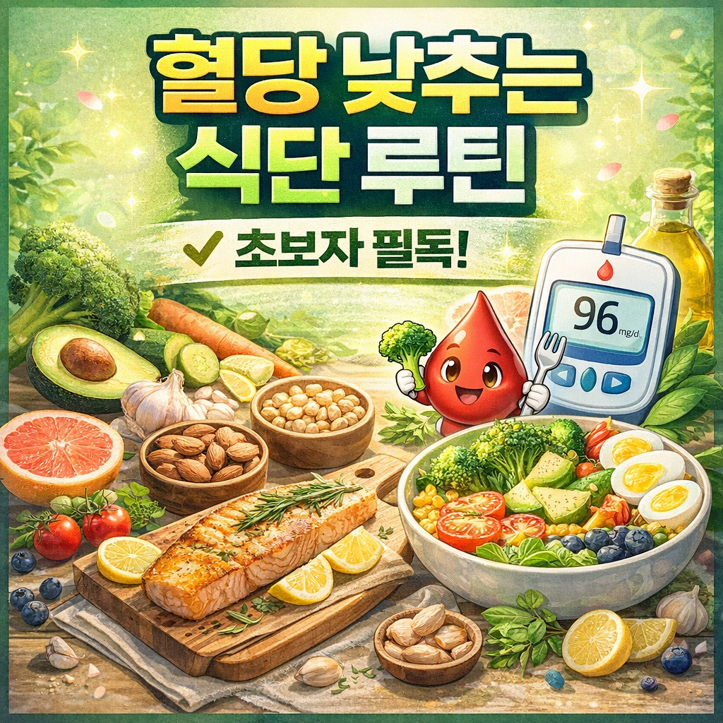 혈당 낮추는 식단 루틴