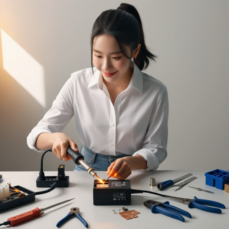 핸드폰 도킹형 보조배터리 수리 하기