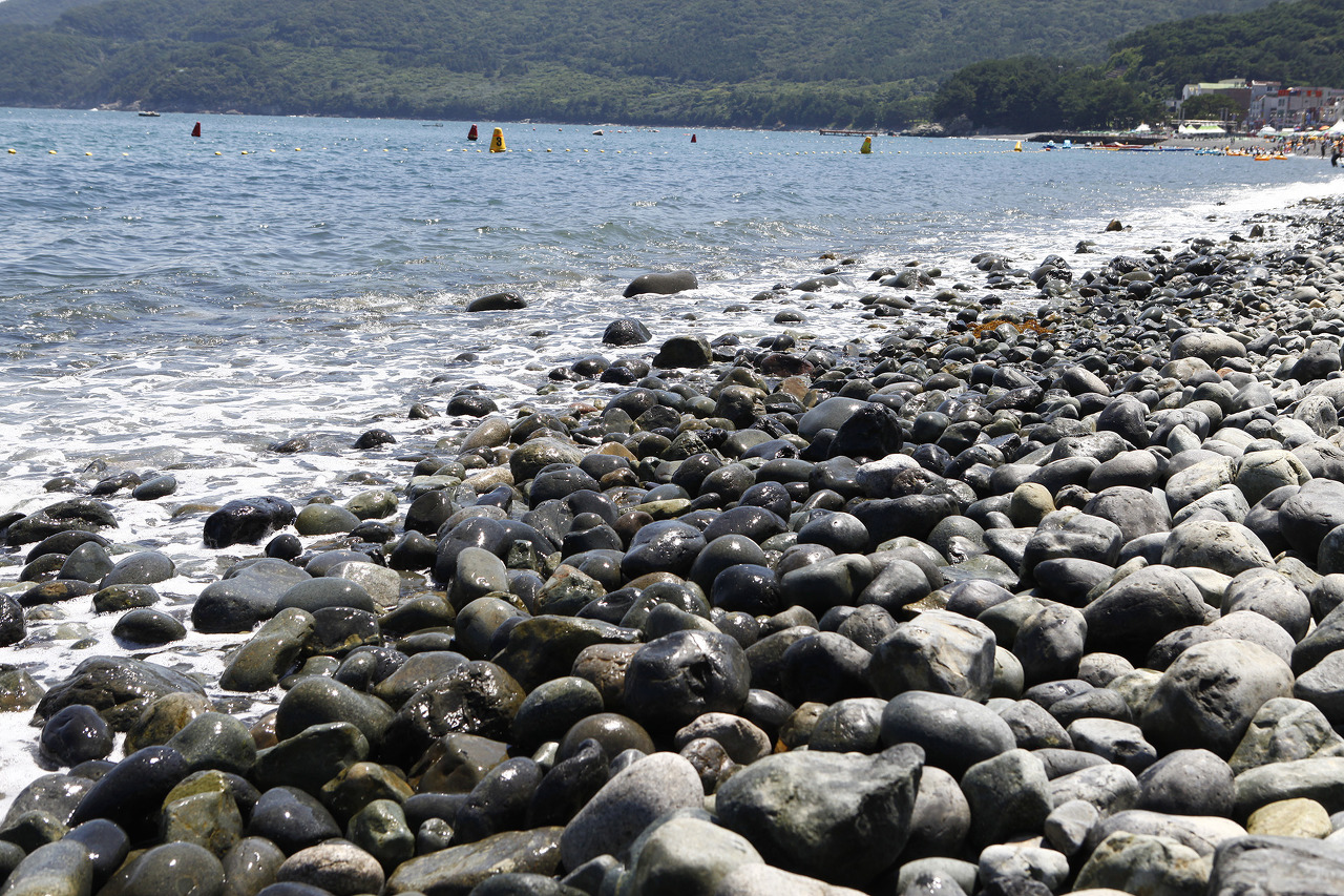 학동 흑진주몽돌해변