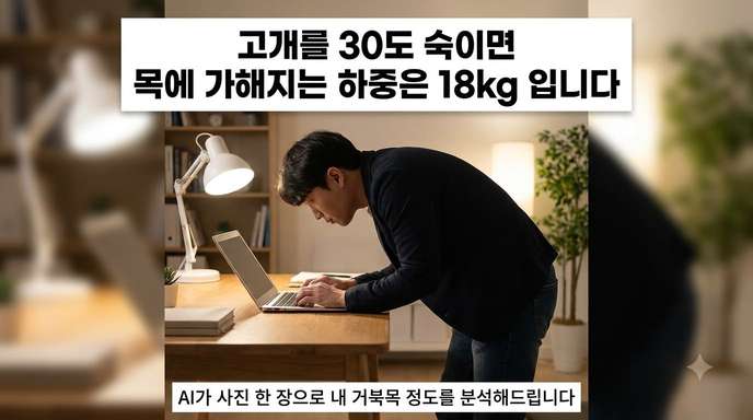 거북목 자세 AI 분석