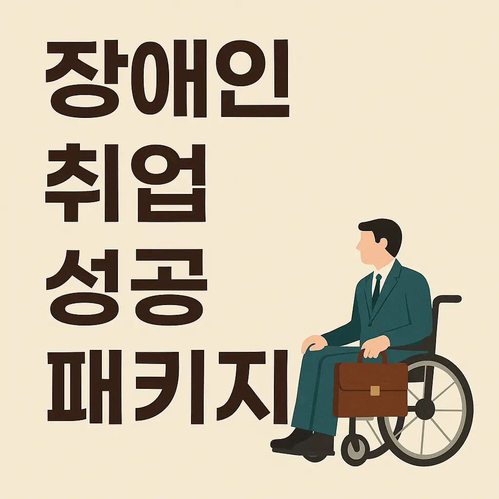 2025 장애인 복지 : 취업 성공 패키지
