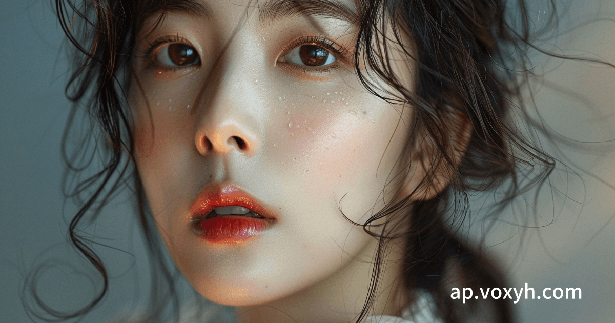 철분이 부족으로 얼굴이 창백하고 무기력한 얼굴