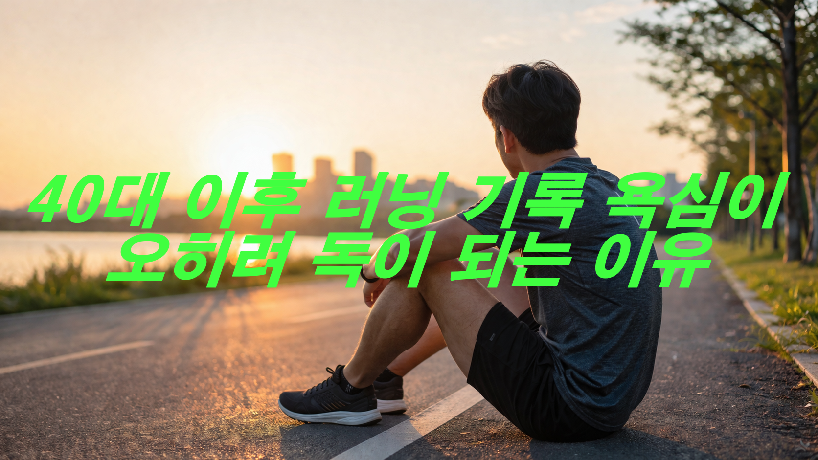 40대 이후 러닝 기록 욕심이 오히려 독이 되는 이유