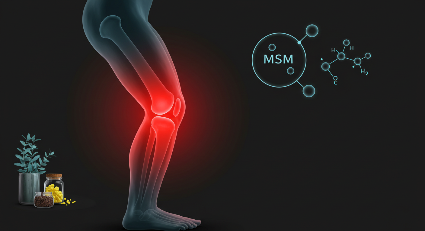 "MSM: 자연 유래 항염 성분"에 대한 이미지입니다.