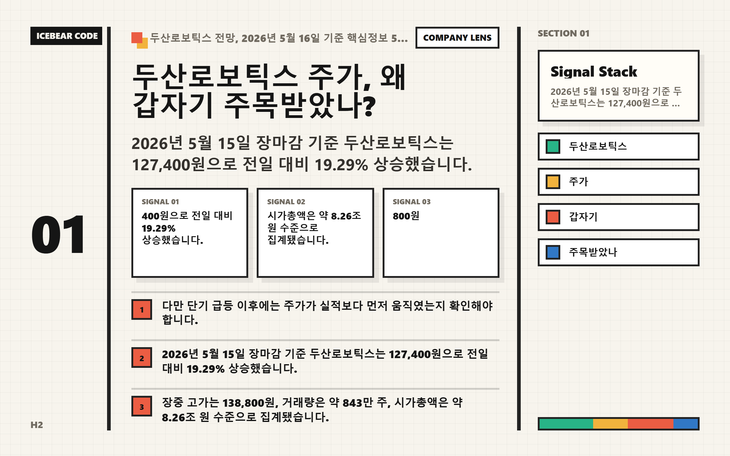 두산로보틱스 주가 왜 갑자기 주목받았나 핵심 지표 이미지