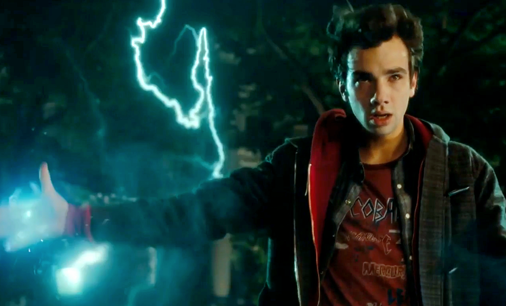 영화 마법사의 제자에서 주인공 데이브가 모르가나와 결투하는 사진