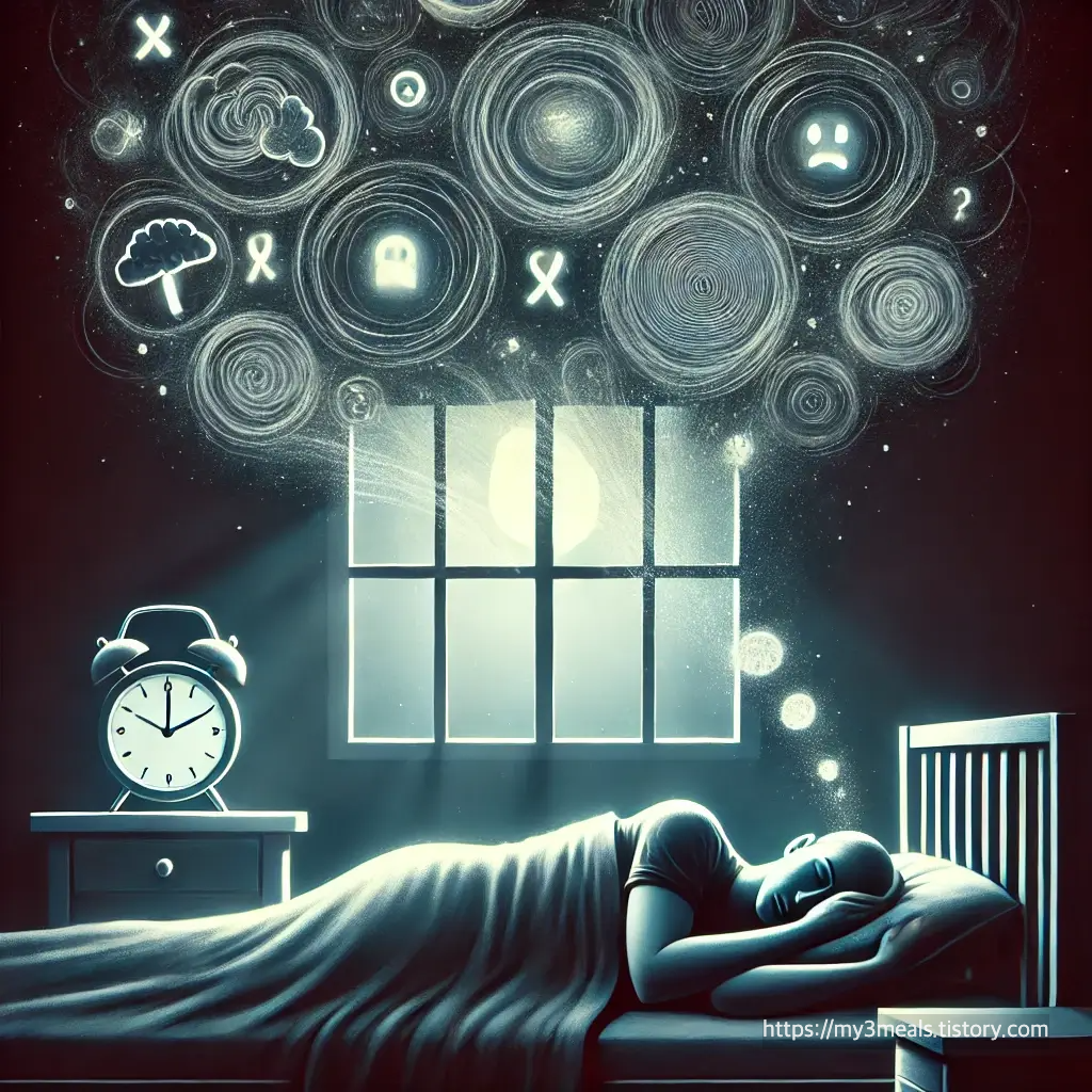 밤에 잡생각 