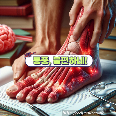 발가락 통풍 증상?