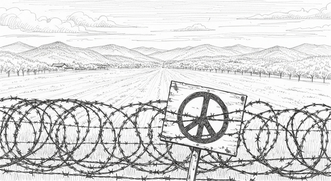 DMZ 비무장지대 철조망 평화 역사 유적