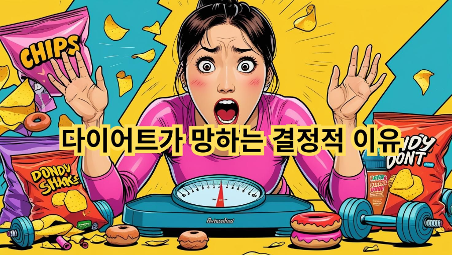 다이어트가 망하는 결정적 이유 5가지