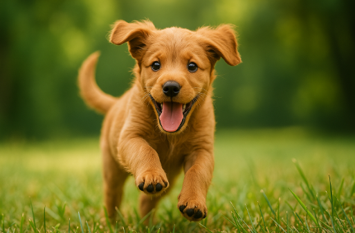 에너지 넘치는 강아지를 위한 음악 관련 사진